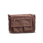 Muddy Brown Laptop Messenger Bag